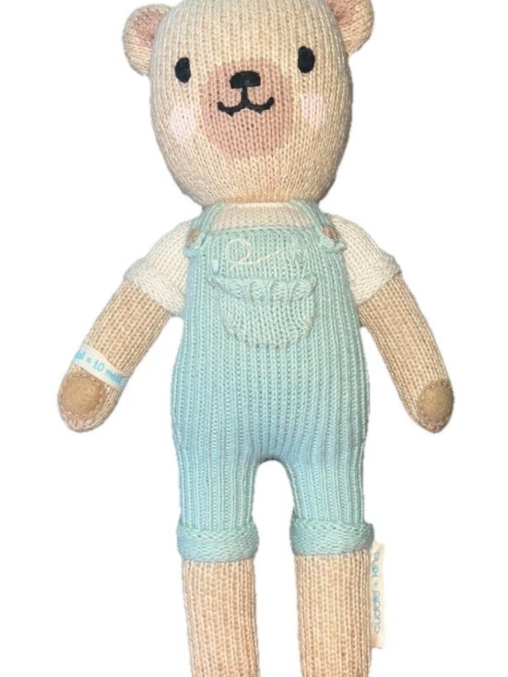 Cuddle Kind Knit Doll Brown Honey Bear Charlie Plush No Bee